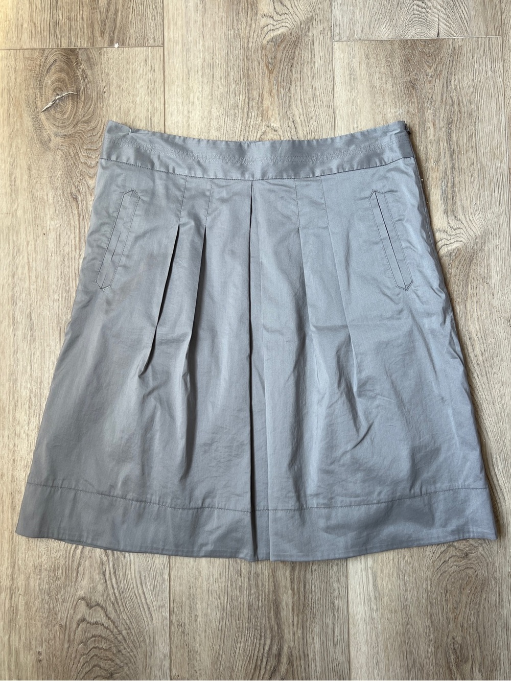 Vintage Calvin Klein Grey Pleated Skirt
